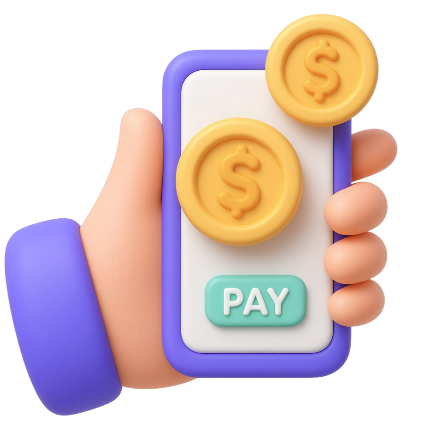 Recibe pagos y anticipos